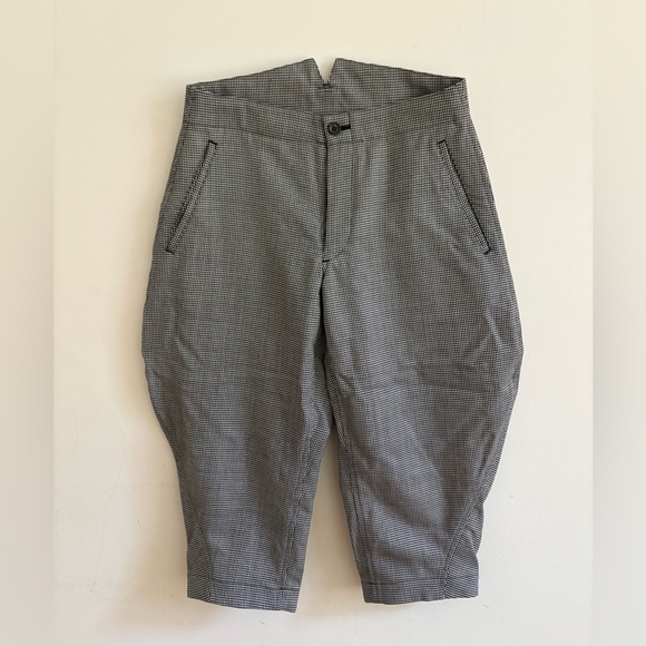 Comme des Garçons - wool houndstooth culotte pants